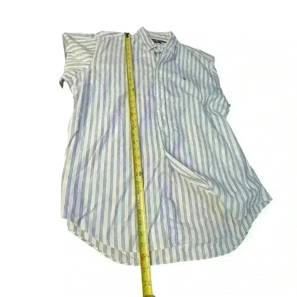 Ralph Lauren 17-33 Long Sleeve Dress Shirt with French seams Blue & White - Picture 7 of 7